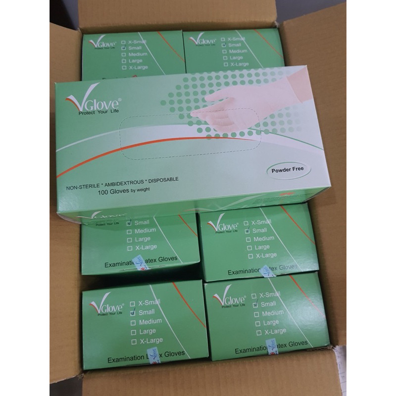 Găng Tay Trắng Găng Tay Y Tế Latex Không Bột Có Bột Hàng Chính Hãng Loại 1