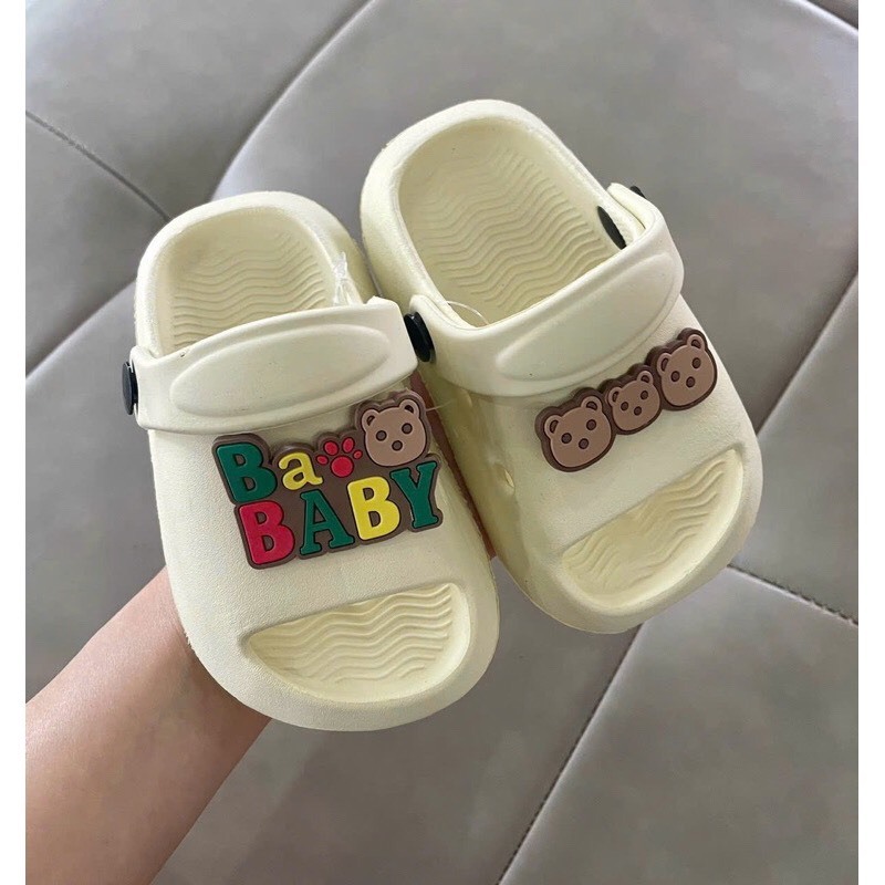 Dép sandal Lainiki có quai gắn Sticker siêu nhẹ bền đẹp 005