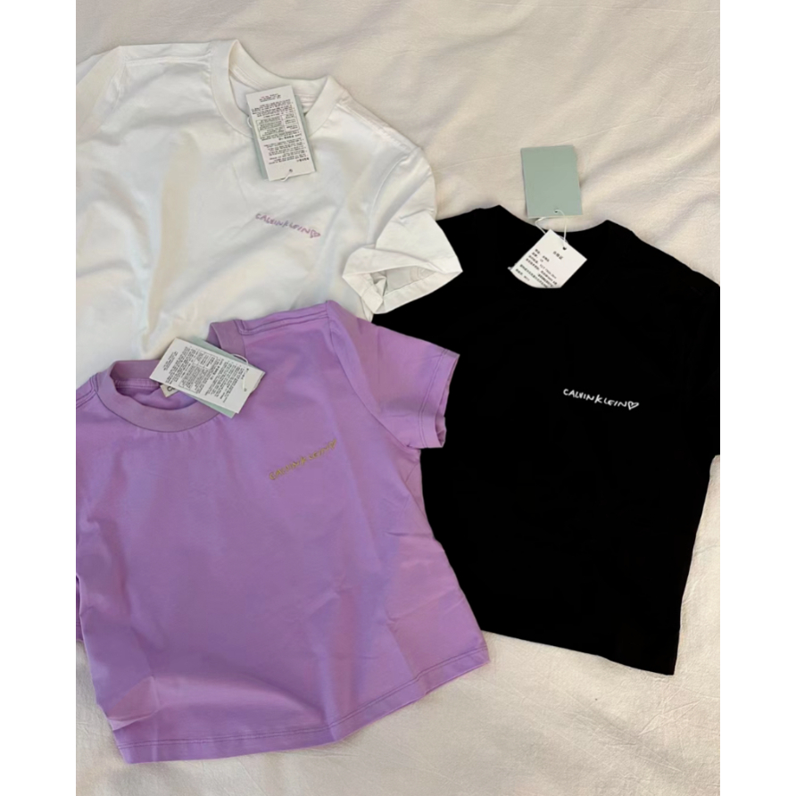 Áo thun baby tee CK Jennie 100% cotton dày dặn VNXK