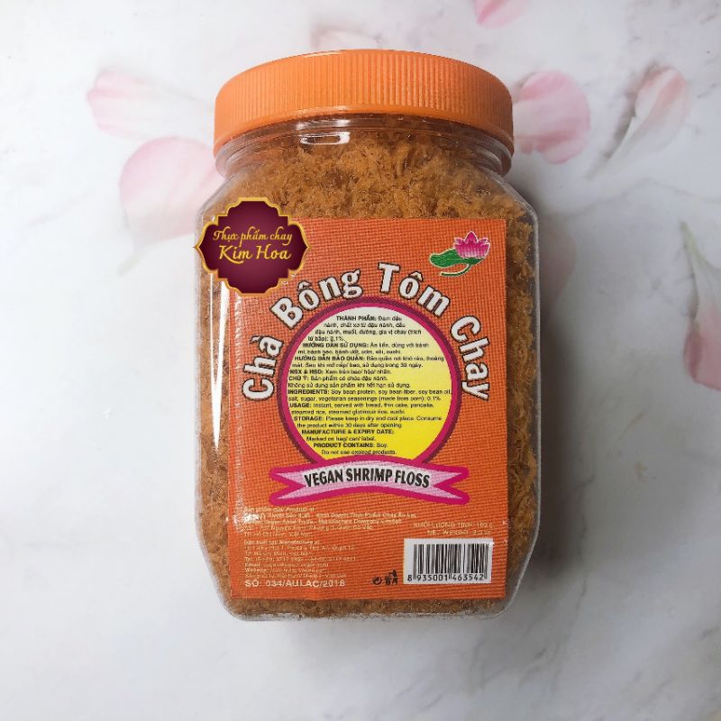 Chà Bông Tôm Chay Âu Lạc - Thực Phẩm Chay, đồ chay, món chay, chà bông chay
