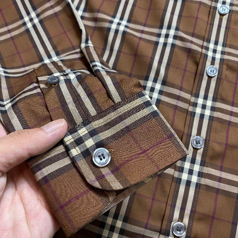 Sơ mi kẻ nam Burbery bản Like Au 1:1 cao cấp nhất
