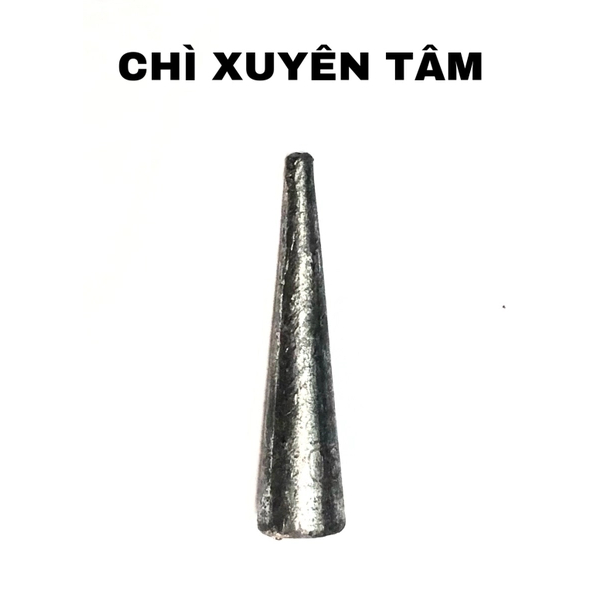 Chì câu cá XUYÊN TÂM đủ các size lớn câu sông