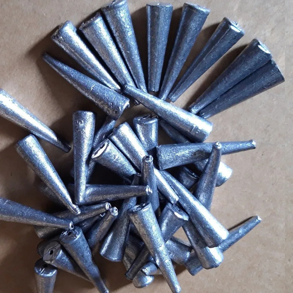 Chì câu cá XUYÊN TÂM đủ các size lớn câu sông