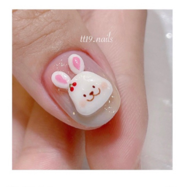 1 Hũ Gel khô trắng nặn tạo Charm nổi cute