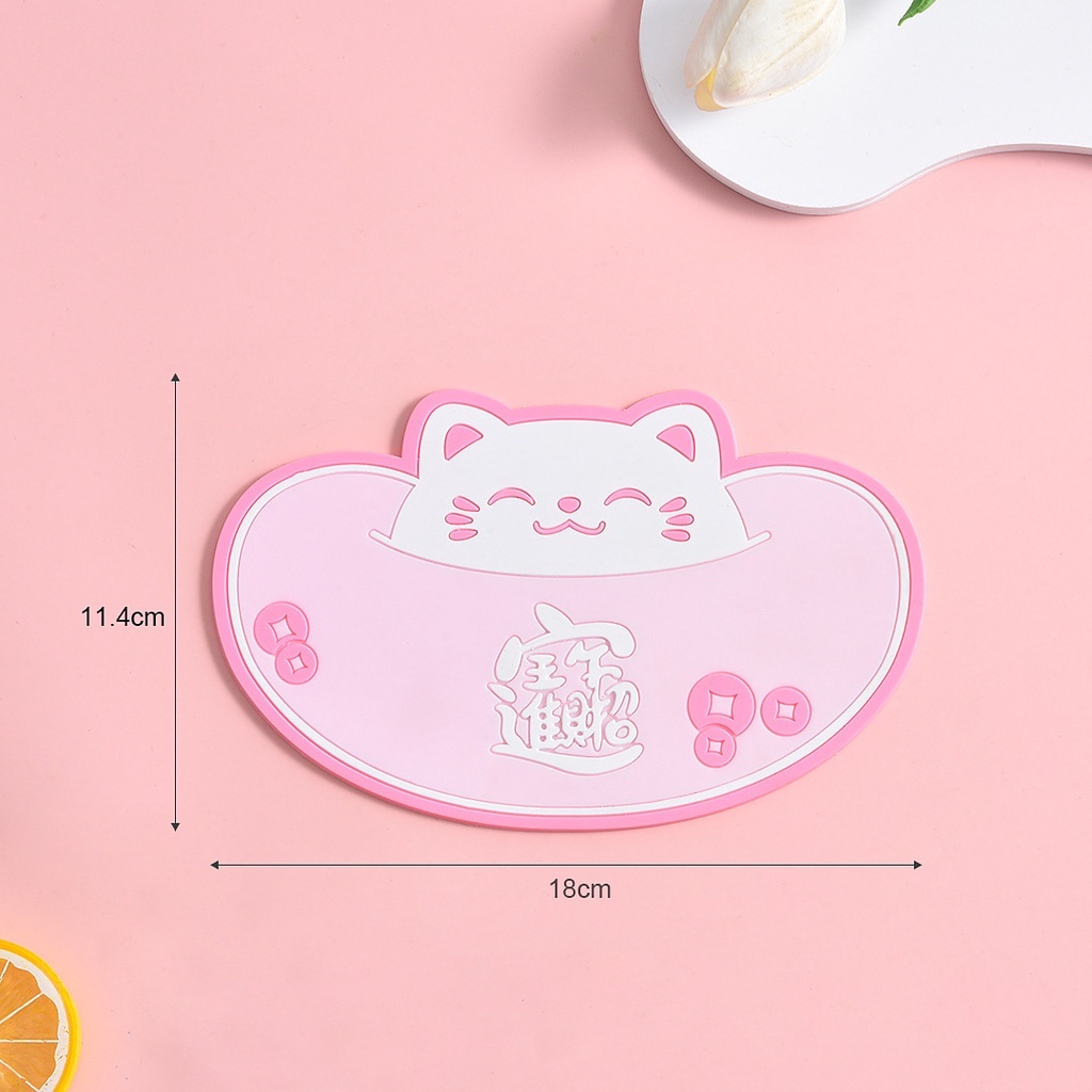 Thảm Chống Trơn Trượt Ô Tô Hoạt Hình Dễ Thương
