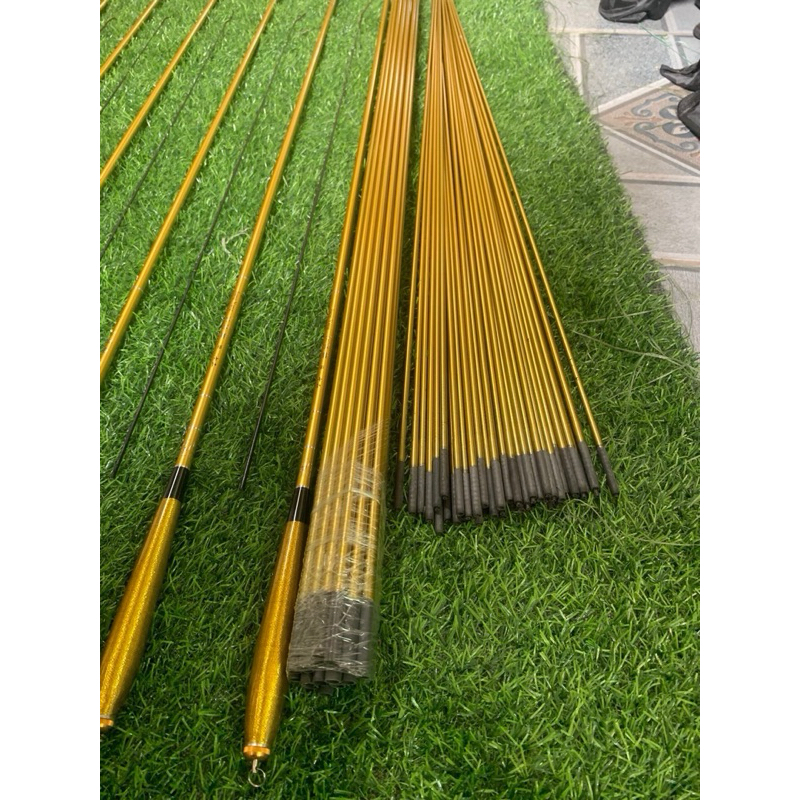 Cần câu đơn câu đài Ánh Kim 2H siêu dẻo chuyên đánh cảm giác gảy rô gảy diếc tặng kèm 1 ngọn phụ