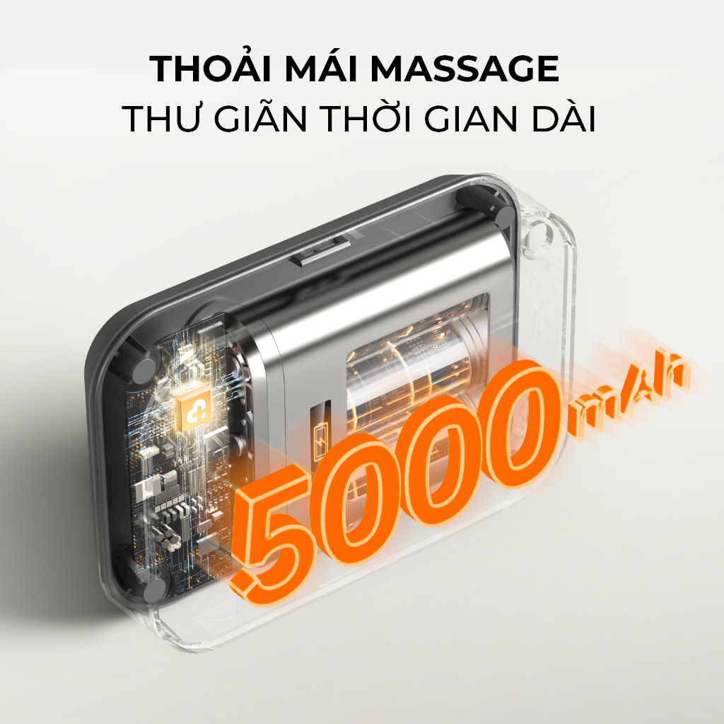 Máy Massage Đầu Gối BUMAS M6 - Mát Xa Chườm Ấm Giải Tỏa Áp Lực Khớp Gối