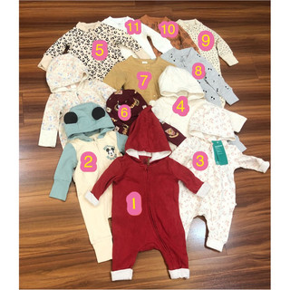 Body nỉ h&m cho bé sz 0-9m form to