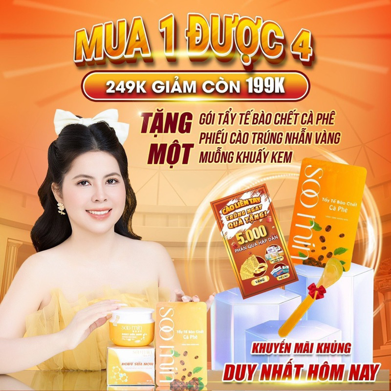 Kem body sữa non Soo Min Hàn Quốc
