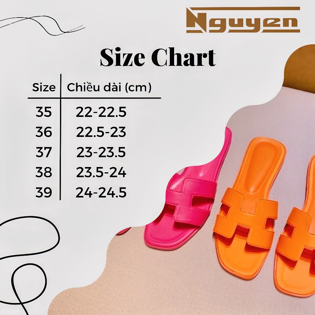 Dép nữ HM chất sịn 5 màu thời trang - N11