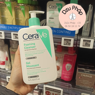 Sữa rửa mặt CRV gel moussant da dầu mụn 473ml