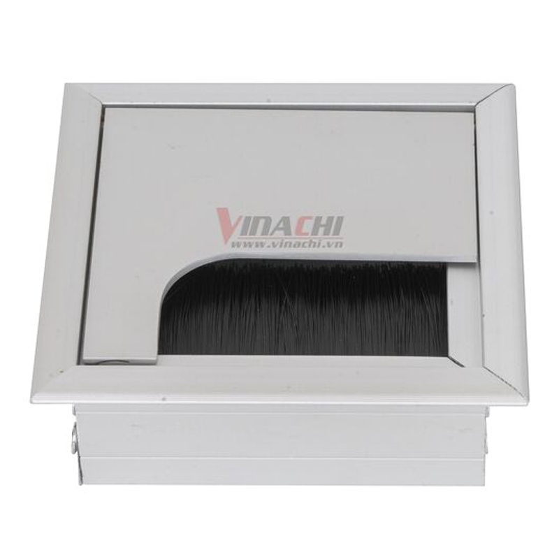 Nắp Luồn Dây Điện Bàn Làm Việc - Nắp Luồn Dây Điện Hộp Vuông Nhôm Chữ Nhật