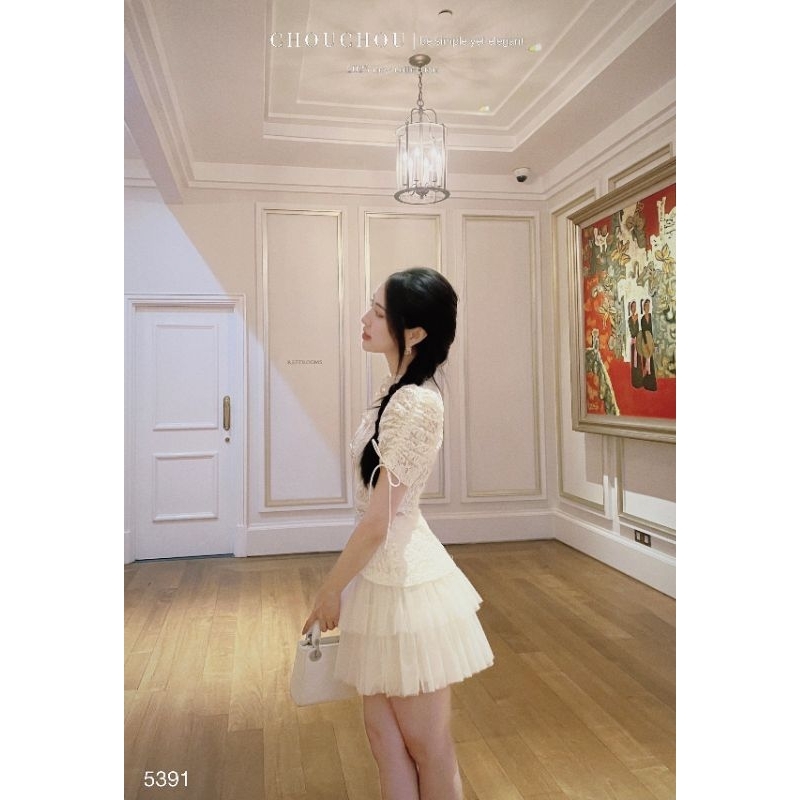 Set Ren Váy Tầng Vol chuẩn CHOUCHOU