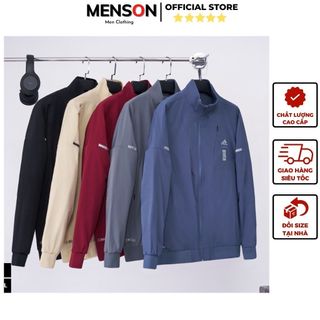 Áo khoác gió nam hai lớp trần bông dày dặn chống nước Menson MD2431 Áo khoác nam thu đông Hàng Cao Cấp