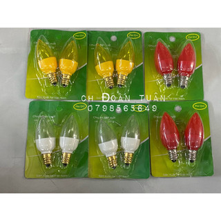 Bóng led ớt tiết kiệm điện đui e12 giá bán /1 cặp