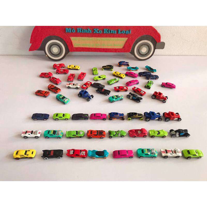 Mô hình Xe Hot Wheels Mini Full Kim Loại tỉ lệ 1/100