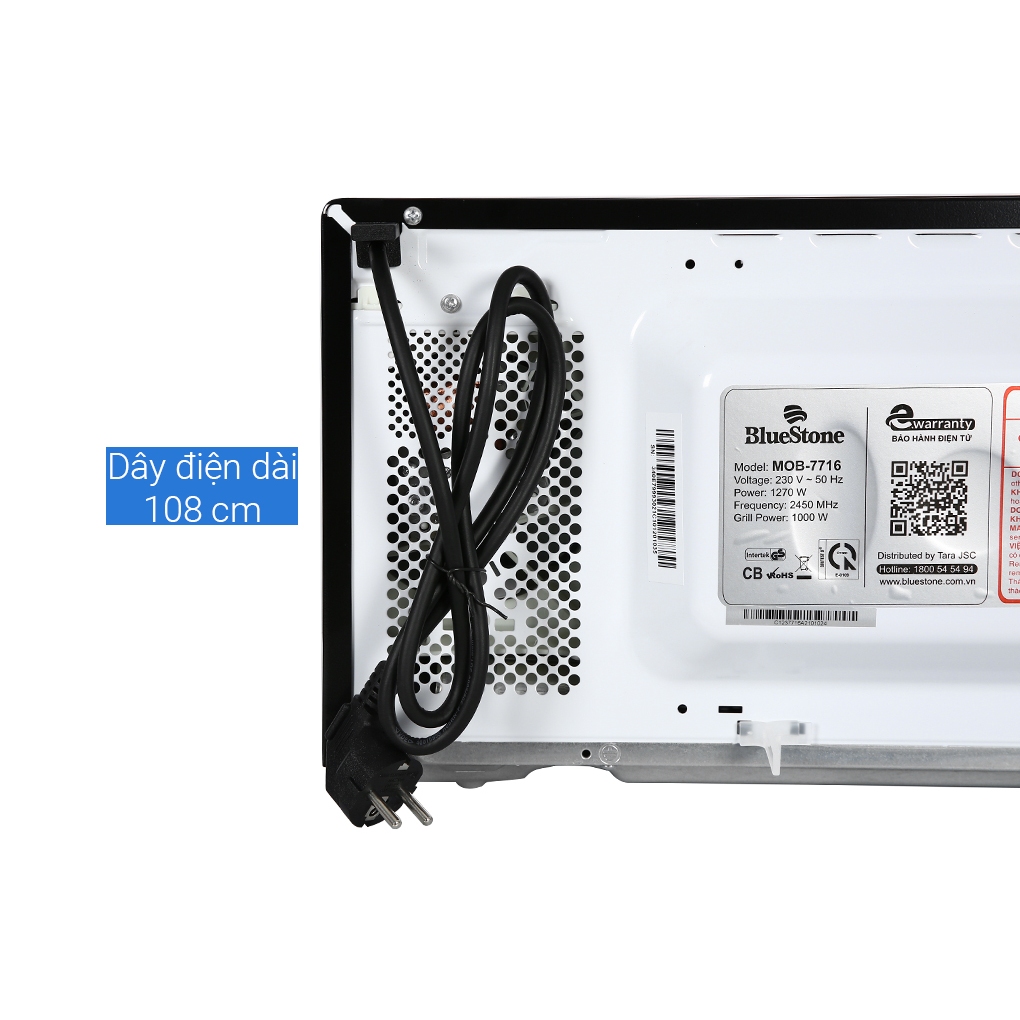 Lò vi sóng có nướng BlueStone MOB-7716 20 lít