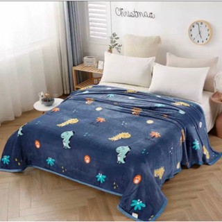  Chăn Lông Tuyết Nhung Sữa Dùng 4 Mùa Mềm Mịn Thoáng Khí  Kích Thước 2m x 2m3 CHăn Hè Thu Đông 