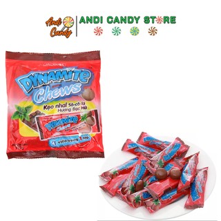 Kẹo Nhai Socola Hương Bạc Hà Dynamite Chews Gói 125gr