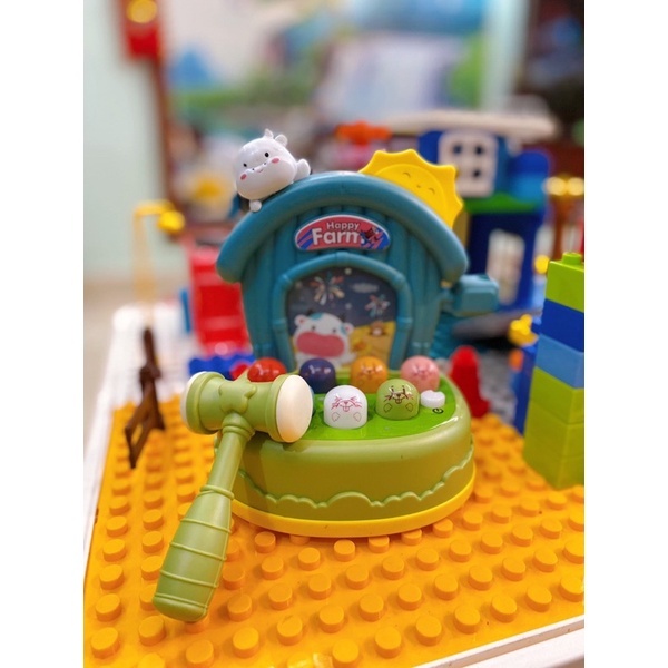 Đồ chơi đập chuột hình thỏ cho bé, đập chuột có nhạc, đèn vui nhộn giúp bé phát triển trí tuệ