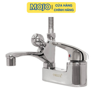 Vòi chậu liền sen đồng mạ crom sen tắm nóng lạnh cao cấp chính hãng selta