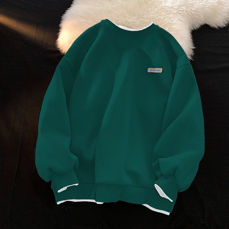 Áo Sweater Nam Nữ Unisex, Áo Nỉ Bông Dài Tay Form Rộng Basic AD02 - OWIN