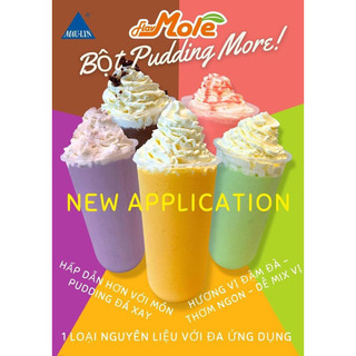 Bột Pudding Flan Mole các vị 50g (Tách từ túi nguyên 1kg)