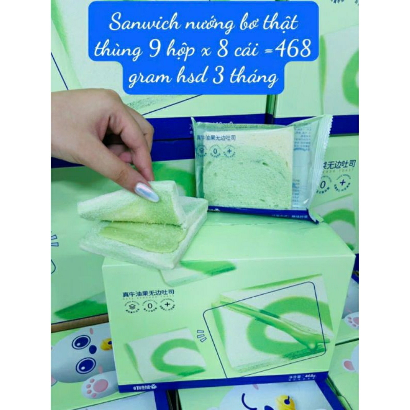 Bánh Mì Bơ Sữa Ngàn Lớp Nhiên Lợi, Sandwich Khoai Môn/ Dâu Tây/ Bơ Nướng