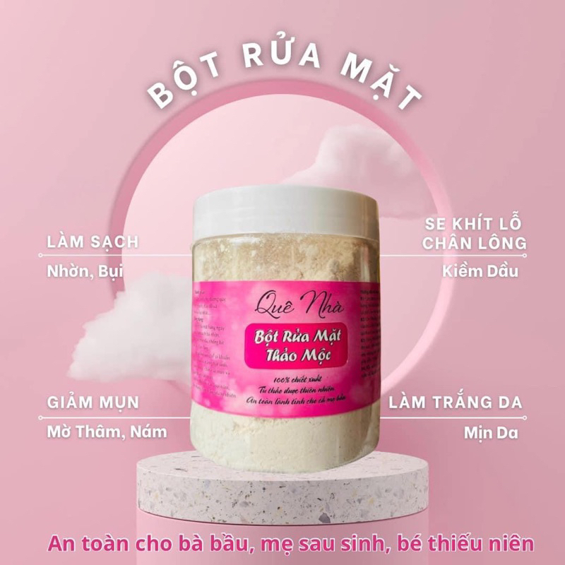 Bột Rửa Mặt Thảo Mộc Quê Nhà