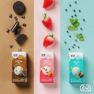 Sữa tươi vị kem Baskin Robbins Hàn Quốc