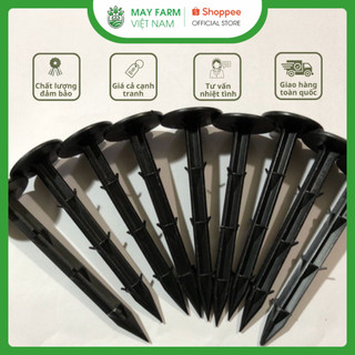 1KG Đinh Ghim ghim màng phủ nông nghiệp/ Bạt phủ chống cỏ MAY FARM đầu Tròn bám chặt vào đất chắc chắn