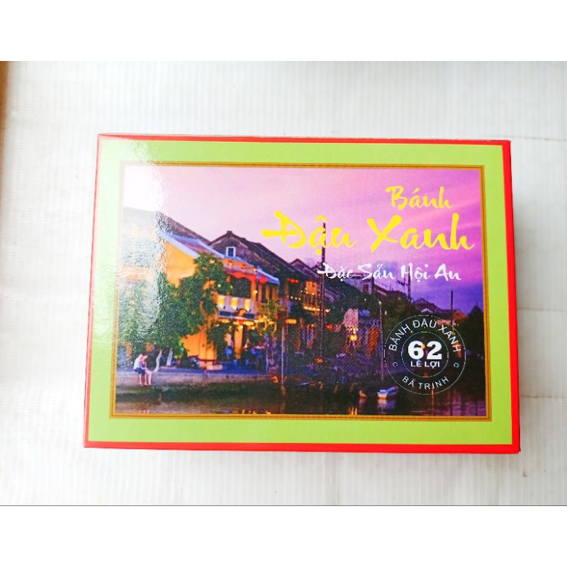 Bánh đậu xanh nhân thịt Hội An, bánh đậu xanh nướng hiệu bà Trình, bà Bông chính gốc