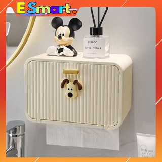 Hộp Đựng Giấy Vệ Sinh Dán Tường Hình Cún Cưng Chống Thấm Nước Sử Dụng Cho Phòng Tắm Nhà Vệ Sinh Có Khay Để Điện Thoại 
