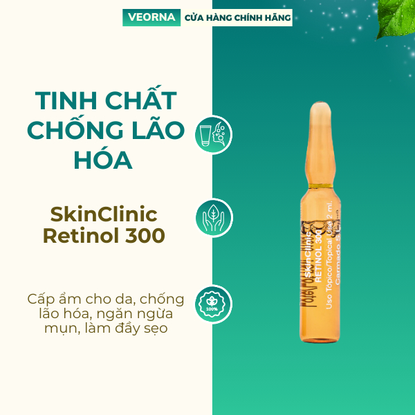 SkinClinic Retinol 300 Tinh Chất Chống Lão Hóa