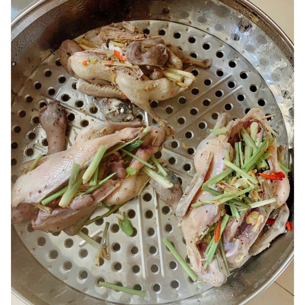 Nồi hấp bánh bao bánh giò xôi giò, nồi hấp đa năng bằng điện 52cm