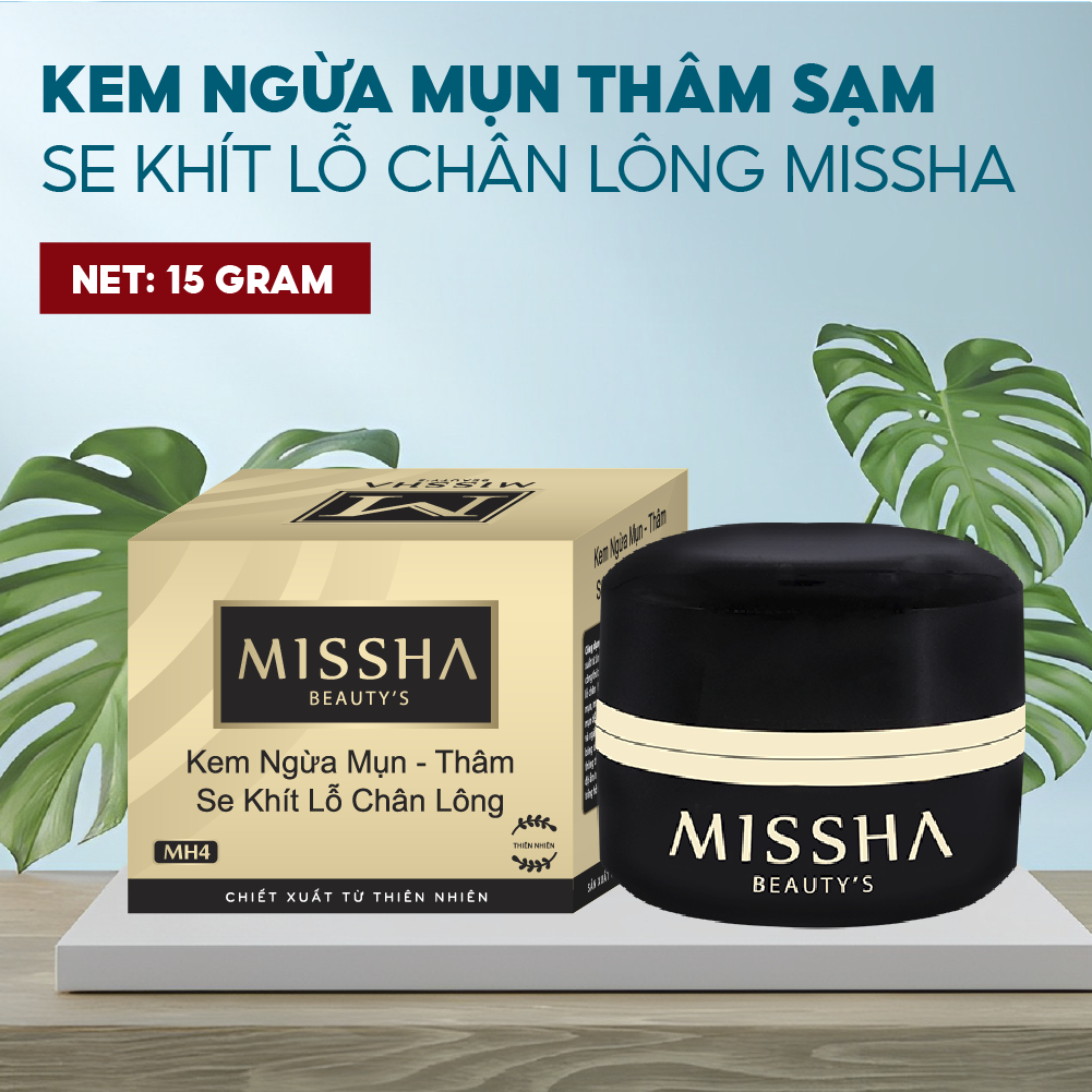 Kem ngừa mụn thâm giúp se khít lỗ chân lông dưỡng trắng da Missha 15gr