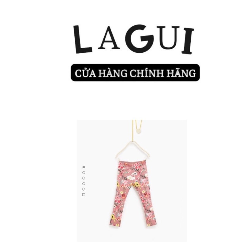 [ ZARA AUTH ]* QUẦN LEGGING IN HỌA TIẾT BÉ GÁI ZARA SĂN SALE