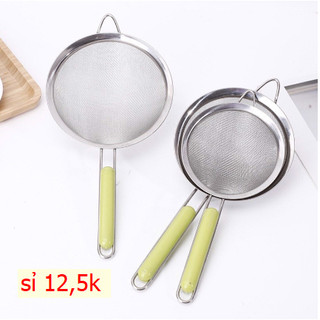 Dụng cụ Lọc cháo cán xanh 12cm