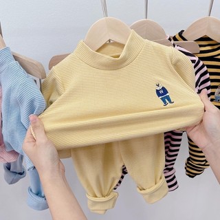 Bộ nỉ gấu cổ 3p cho bé trai và gái