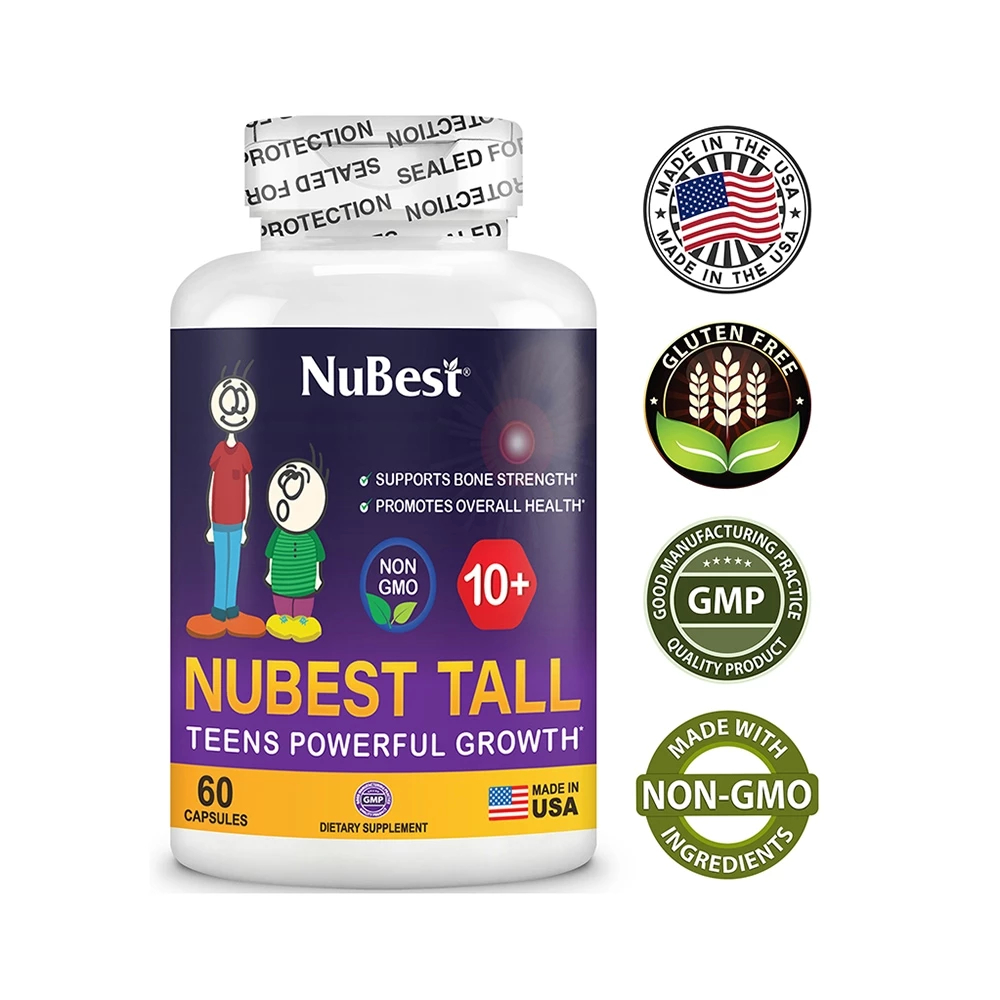 Nubest Tall 10+ Hỗ Trợ Tăng Chiều Cao Cho Trẻ Từ 10-20 Tuổi (Hộp 60 Viên)