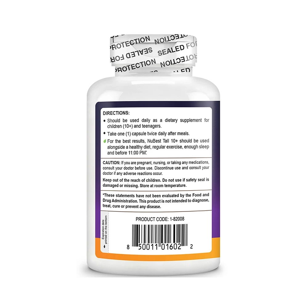 Nubest Tall 10+ Hỗ Trợ Tăng Chiều Cao Cho Trẻ Từ 10-20 Tuổi (Hộp 60 Viên)