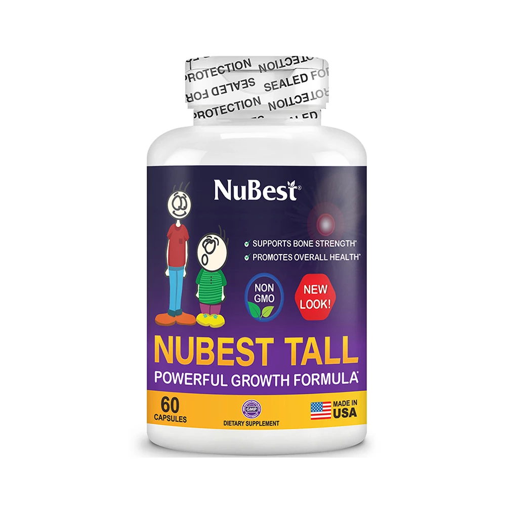 Nubest Tall New Look - Hỗ Trợ Phát Triển Chiều Cao Cho Trẻ Từ 5-19 Tuổi (Hộp 60 Viên)