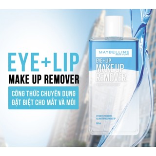 Nước tẩy trang mắt và môi Maybelline 150ml