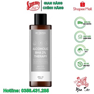 Dung dịch làm sạch và cân bằng da alcoholic bha 2% - 200ml