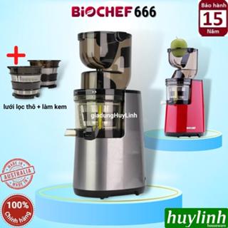 Máy ép trái cây chậm Biochef 666 - Sản xuất tại Australia - [Hàng chính hãng BH 15 năm]