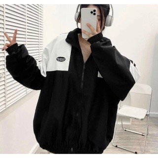 Áo khoác gió Whatever , áo khoác phối 2 màu kiểu mẫu unisex nam nữ Local Brand Áo Gió 2023