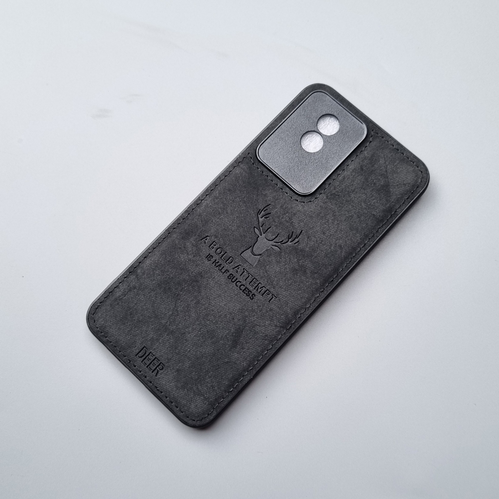 Ốp lưng vải bò Vivo Y02 Y02A Y02T Y20 Y20s Y51 Y12s  họa tiết hươu