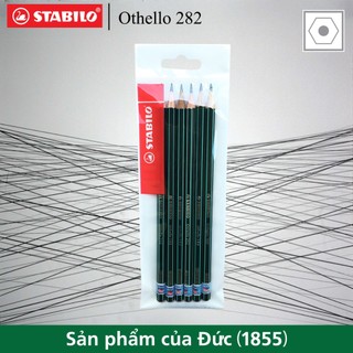Bộ 6 bút chì gỗ phác thảo stabilo othello 282