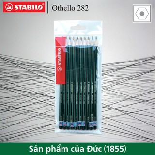 Bộ 10 bút chì gỗ phác thảo STABILO Othello 282