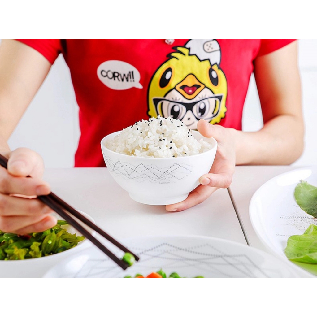 Bộ 6 Chén Thủy Tinh Cường Lực Luminarc Diwali Marble 12cm - BOL3753 | Phân Phối Chính Hãng